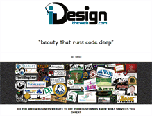 Tablet Screenshot of idesigntheweb.com